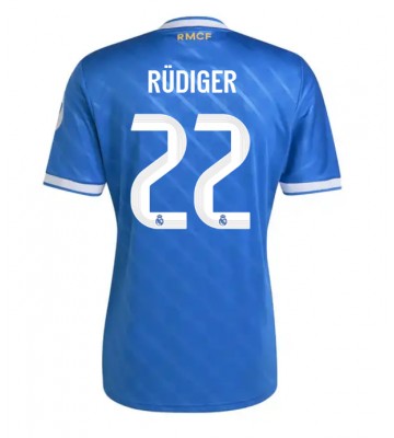 Real Madrid Antonio Rudiger #22 Replika Tredjetrøje 2025-26 Kortærmet
